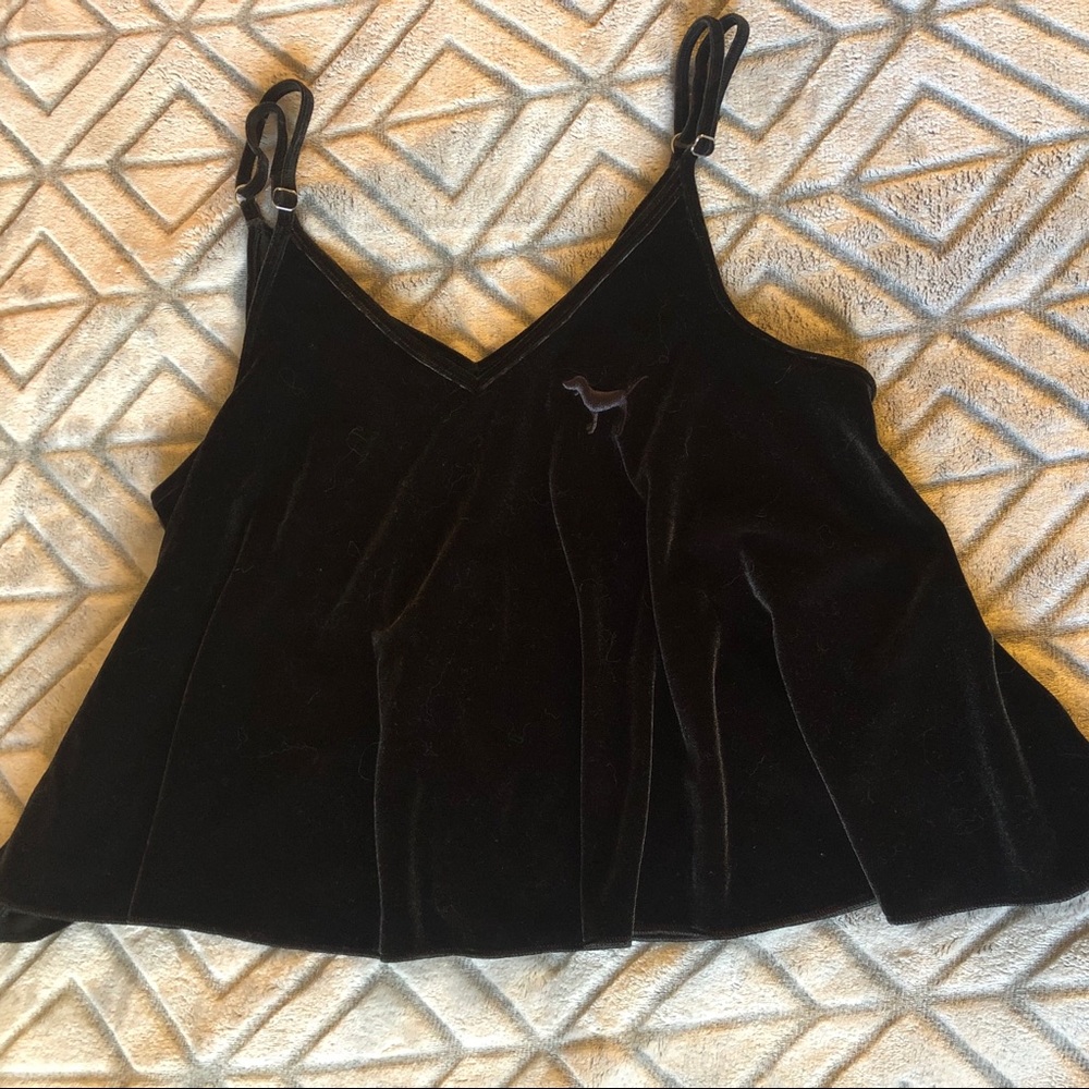 Velvet VS crop top